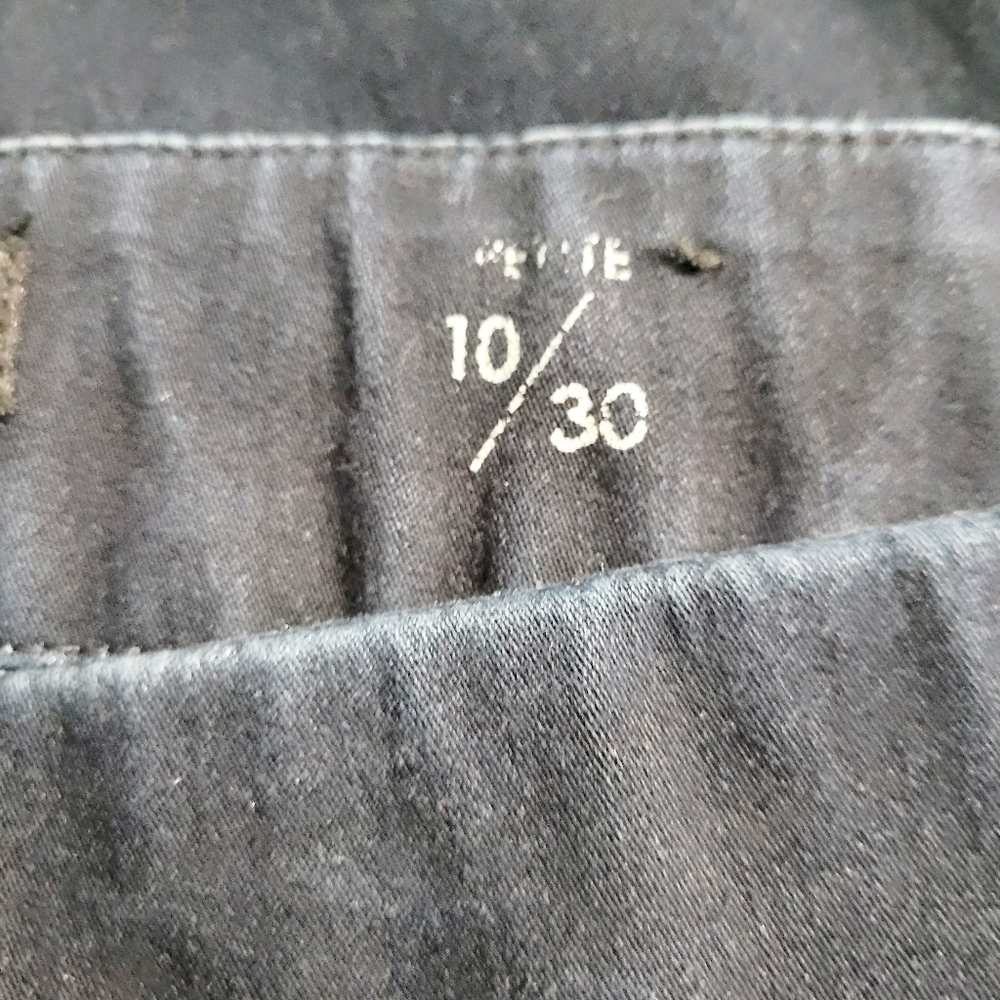 Liverpool Jeans Company Denim Legging Pull On Jeans Womens Size 10P Dark Wash - Picture 12 of 14